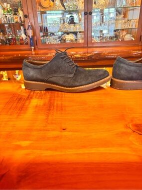 Men's Navy Suede GH Bass Oxfords